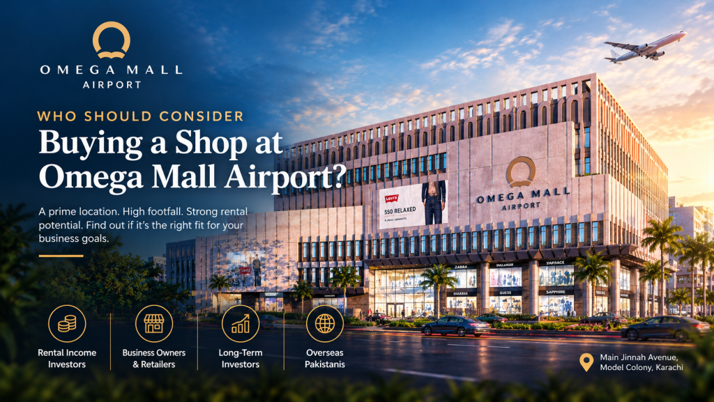 Who Should Consider Buying a Shop at Omega Mall – Airport?